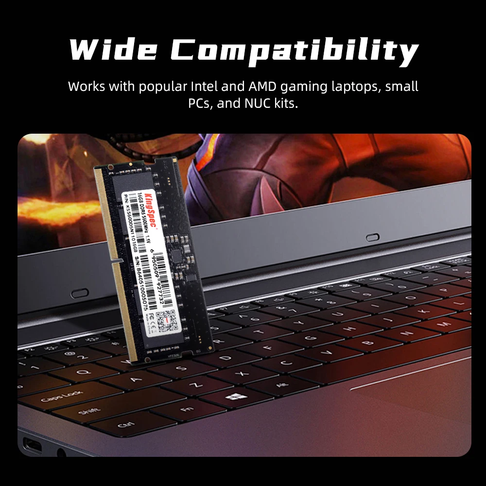 Kingspec-ラップトップeccメモリ,ddr4,3200mhz,ddr5,4800mhz,5600mhz