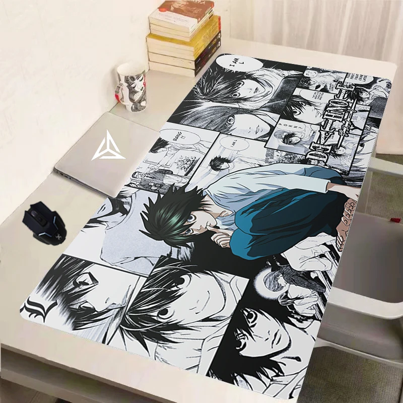 

Anime Death Note Mouse Pad Gaming XL Custom New HD Large Mousepad XXL Mouse Mat Natural Rubber Soft Carpet Office PC Mouse Mat