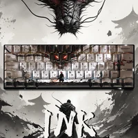 129 Keys Swordsman 5 Sides Dye Sub PBT Keycap Cherry Profile Side Printed Shine Through Keycaps for MX Switches Gaming Keyboard - Image 3