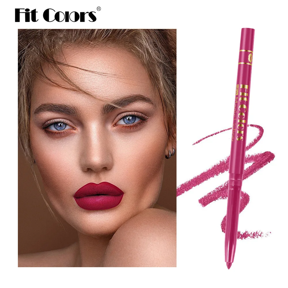 Lip Liner Set 6 color Non-stick Matte Waterproof for Makeup