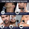 SEJOY Men's Electric Razor USB Rechargeable Shaver Triple Blade Trimmer Beard Floating Head Waterproof Hair Shaving Machine 6