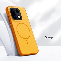 Vibrant Magnetic Case with Magsafe Compatibility - Young Fashion Trend for OnePlus 15 (Orange)
