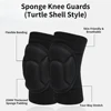 1Pair Protective Knee Pads Eva Thick Sponge Knee Pads Brace Support for Cycling,workout,sports,anti Slip Collision 4