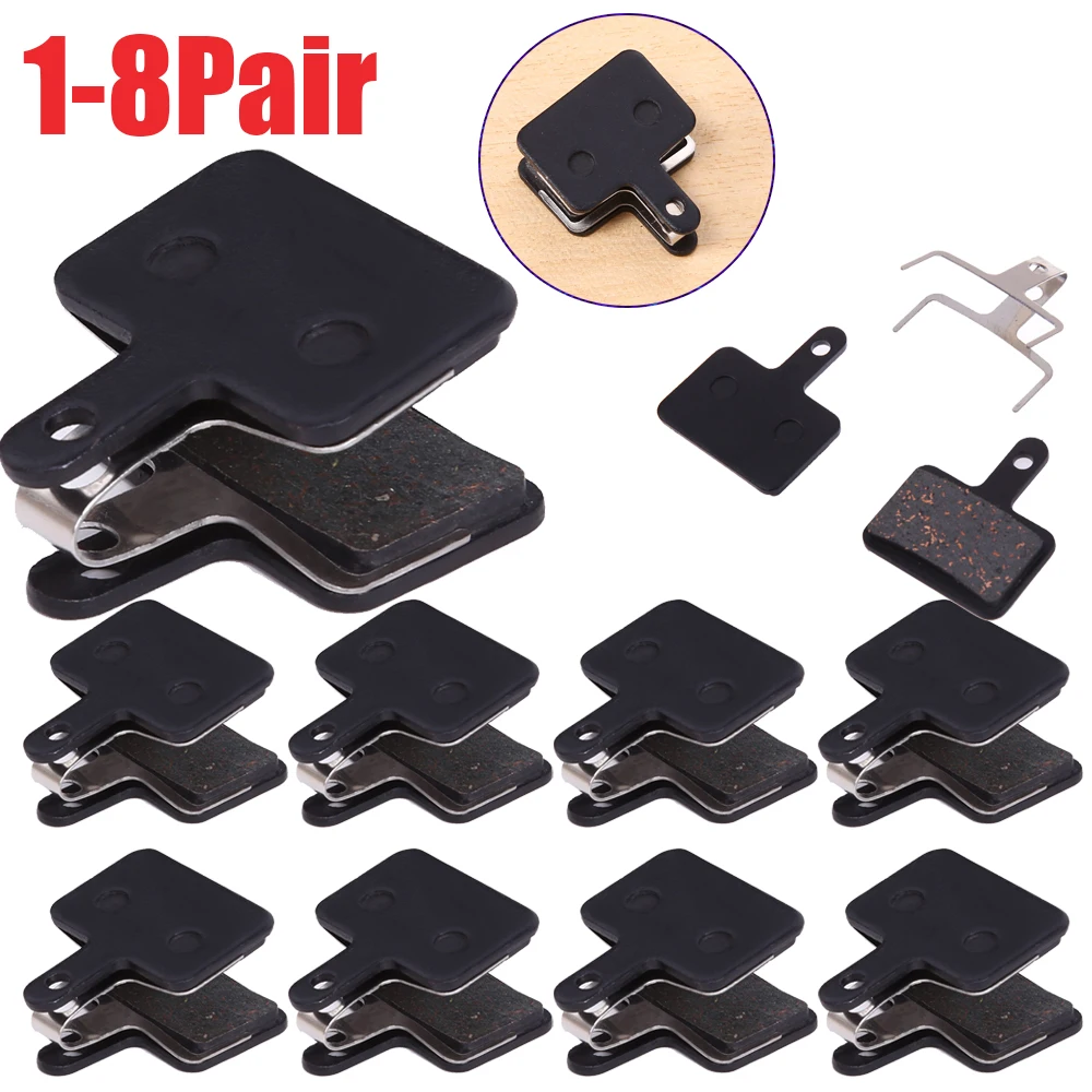 8/6/3/2/1Pairs Semi-Metallic bicycle MTB Disc Brake Pads for SHIMANO B01S MT200 M315 M375 M395 M416 M447 M486 M515 M525 M575