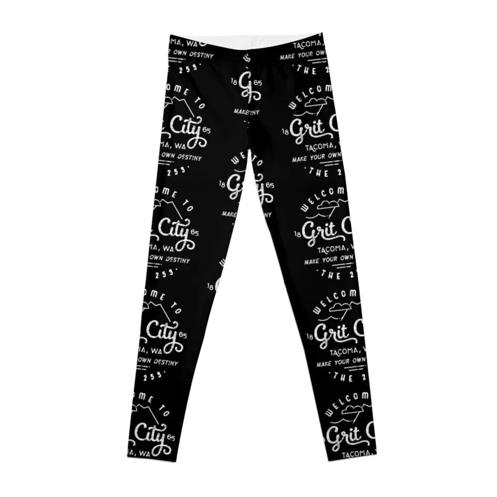 

Welcome to Grit City - Tacoma, Washington Leggings sport legging sports tennis for Womens Leggings