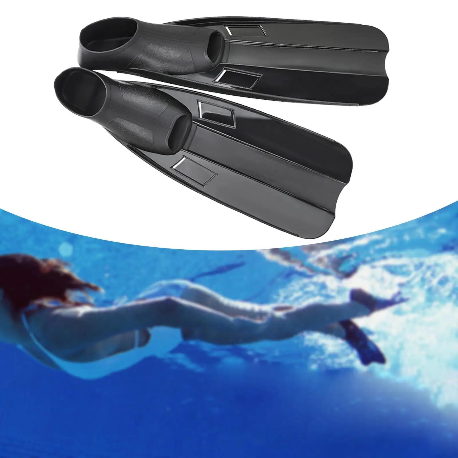Scuba Diving Fins Comfortable Diving Equipment Supplies Portable Snorkeling Fins for Underwater Swimming Water Sports Summer