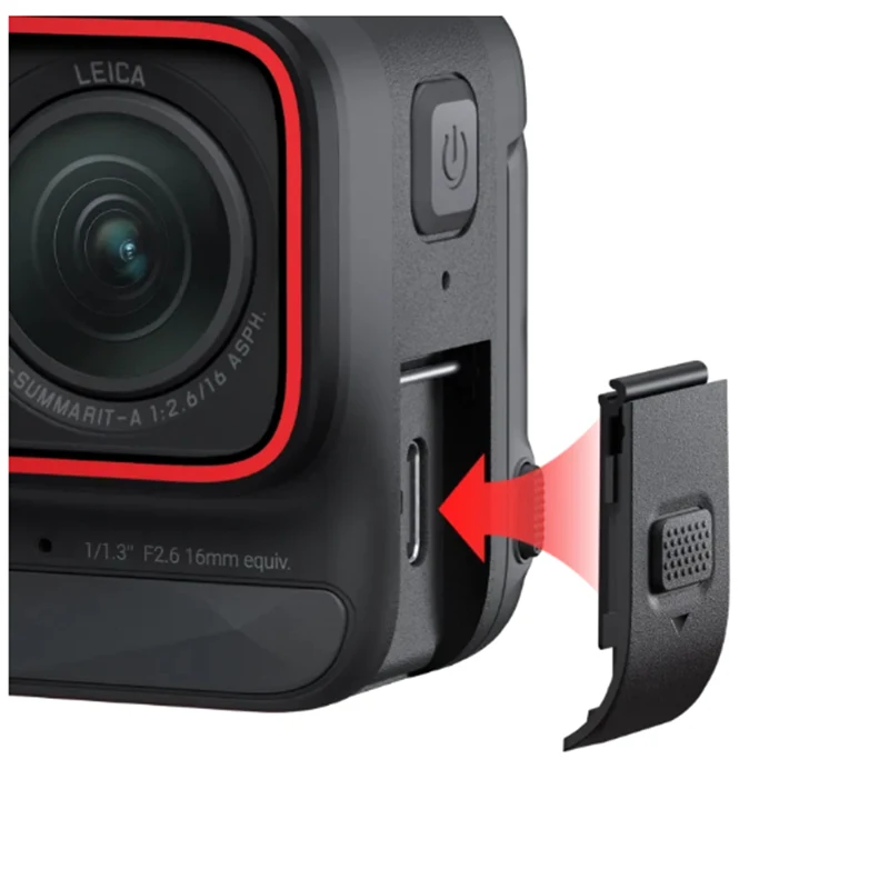 USB 커버 보호 케이스 포트 슬롯 물 먼지 퇴치 Insta360 ACE Pro 오리지널 액세서리 용 R 가드 사이드 커버 도어 프레임