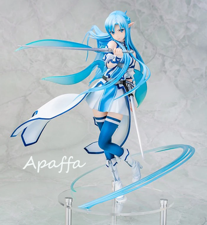 23センチメートルアニメフィギュアおもちゃの剣アートオンライン結城アスナ1 7スケールalo版水エルフpvcアクションフィギュアおもちゃコレクションモデルギフト Null Aliexpress