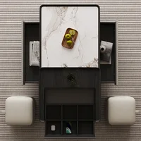 Type italien minimalisme Table Basse nordique Simple salon canapé Table Basse d'appoint Designers marbre meubles de maison Basse FYCT 3