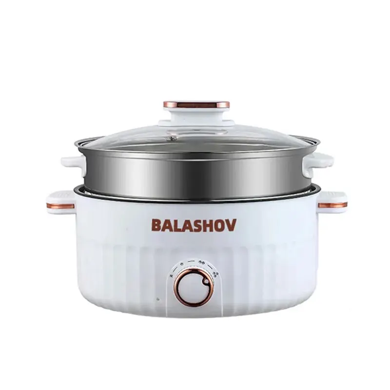 Electric Cooker Multifunction Cooker Household Single/Double Layer Hot Pot Mini Electric Cooking Machine Non-stick Pan Pots 220V