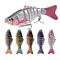 1 Pieces Fishing Lures Multi 6/7 Segments Jointed Hard Bait Wobblers Swimbait Crankbait Swim Bass For Pike Sinking 1