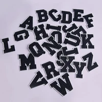 Navy Blue Alphabet Iron-On Letter Patch – Embroidered DIY Applique for Clothing, Bags, Name Badges & Sewing Accessories - Image 4