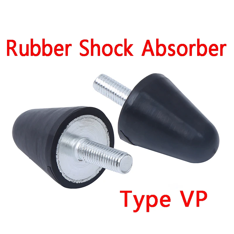 M6 M8 M10 M12 Rubber Shock Absorber VP Coneshaped Pointed Shock