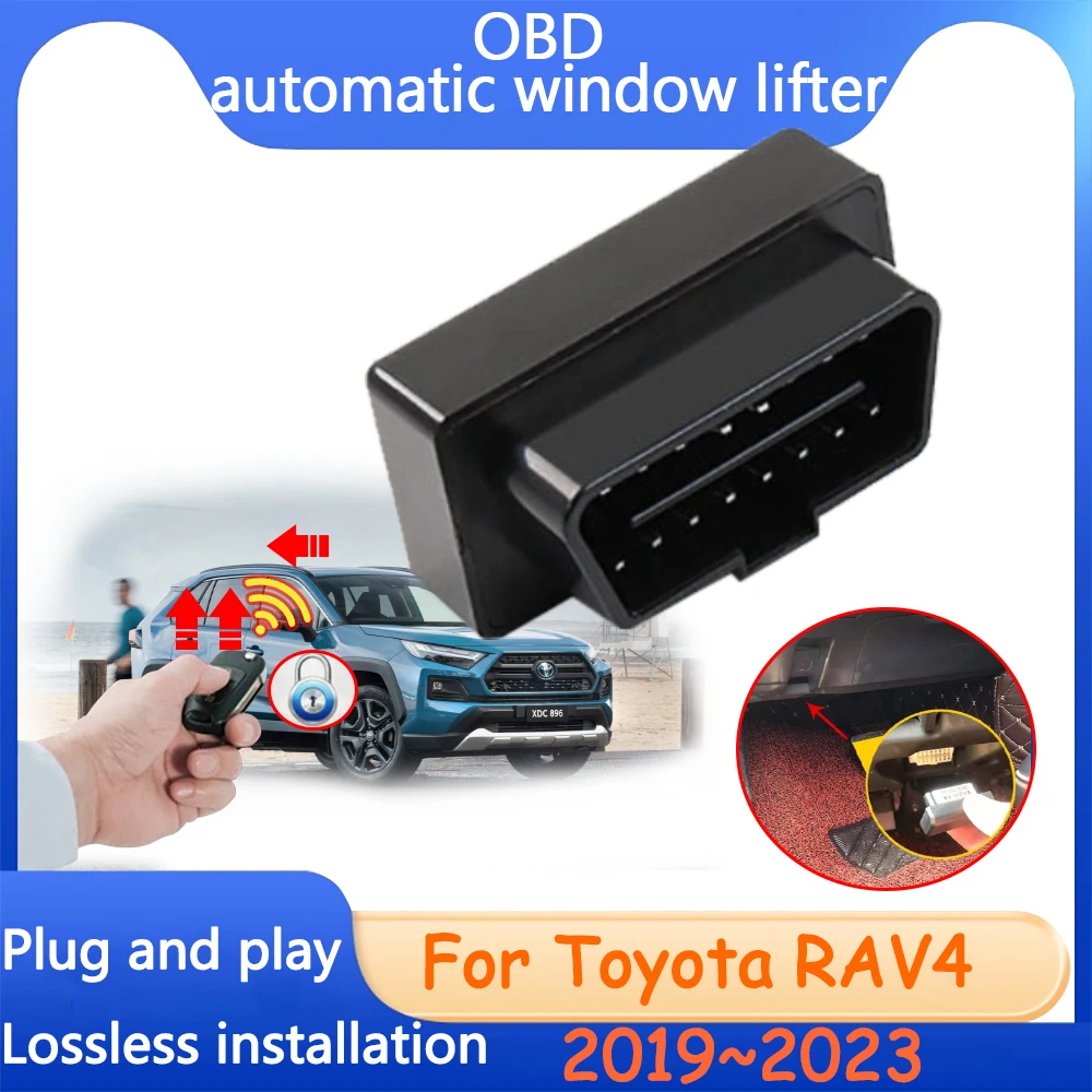 Фото Аксессуары для Toyota RAV4 RAV 4 XA50 2019 2020 2021 2022 2023, Автомобильный Автоматический стеклоподъемник, блокировка OBD, настройка модификации устройства №1