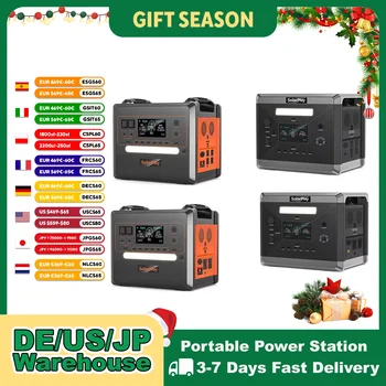 SOLARPLAY Semi-solid State Power Station 2500W 2400W Camping Supplies LiFePO4 Home Battery Portable Power Bank Generator US EU