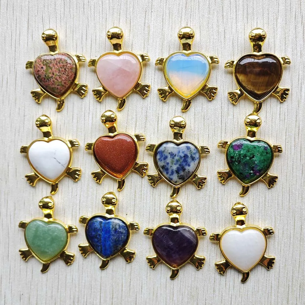 Collar De Dijes Y Colgantes Collar De Piedras Preciosas De Oro, Collar