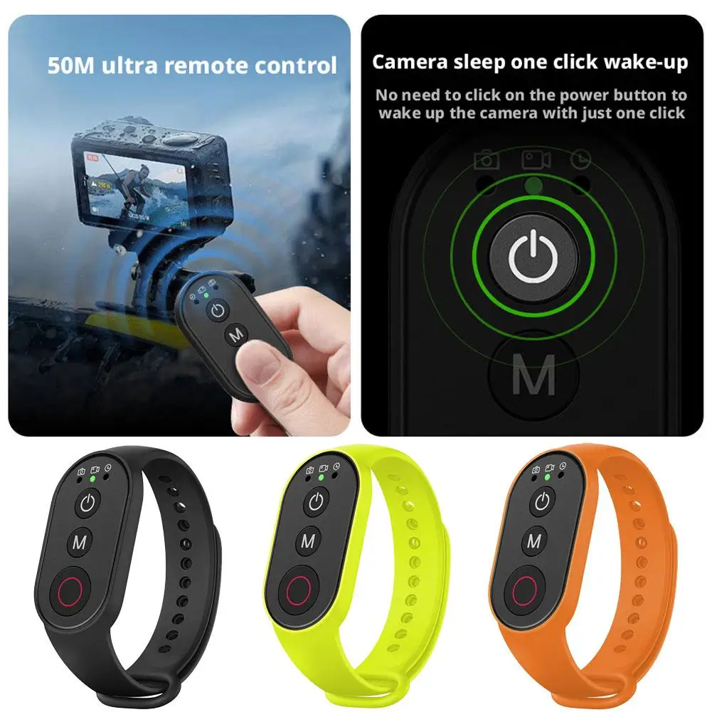 Bluetooth Remote Control For DJI Osmo Action 5 Pro Action 4 Photography Shutter Release Button Controller Camera Accessories action camera accessory action camera remote control