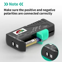 MASTFUYI Handheld Battery Tester Universal Battery 1.5V 9V AA AAA Coin Cell Battery Diagnostic Tool Battery health visualization 2