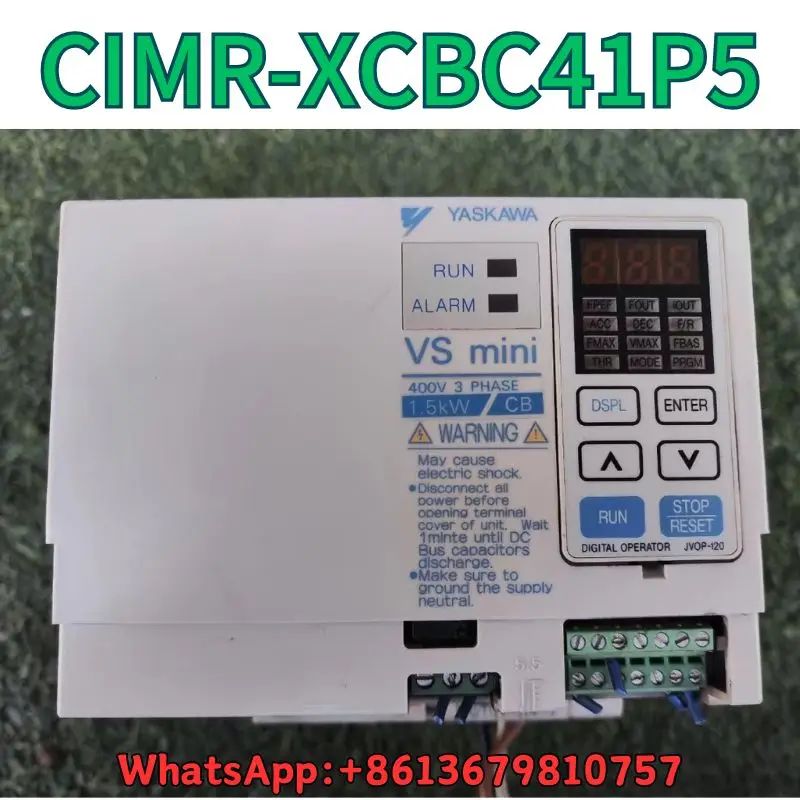 

Used Frequency converter CIMR-XCBC41P5 1.5KW test OK Fast Shipping