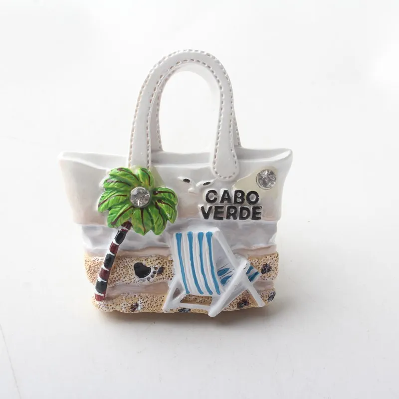 Cape Verde Travelling Souvenirs Fridge Magnets Cute Turtle Manetic Stickers for Message Board Kawaii Gifts Crative Home Decor