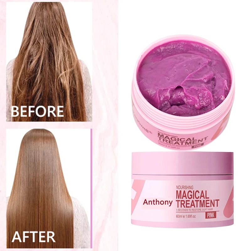 Karseell Magic Keratin Hair Mask Treatment Maltreated Dry Crespo Hair Control Smoothing Conditioner Prodotti Per La Cura Dei Capelli Ricci 60Ml