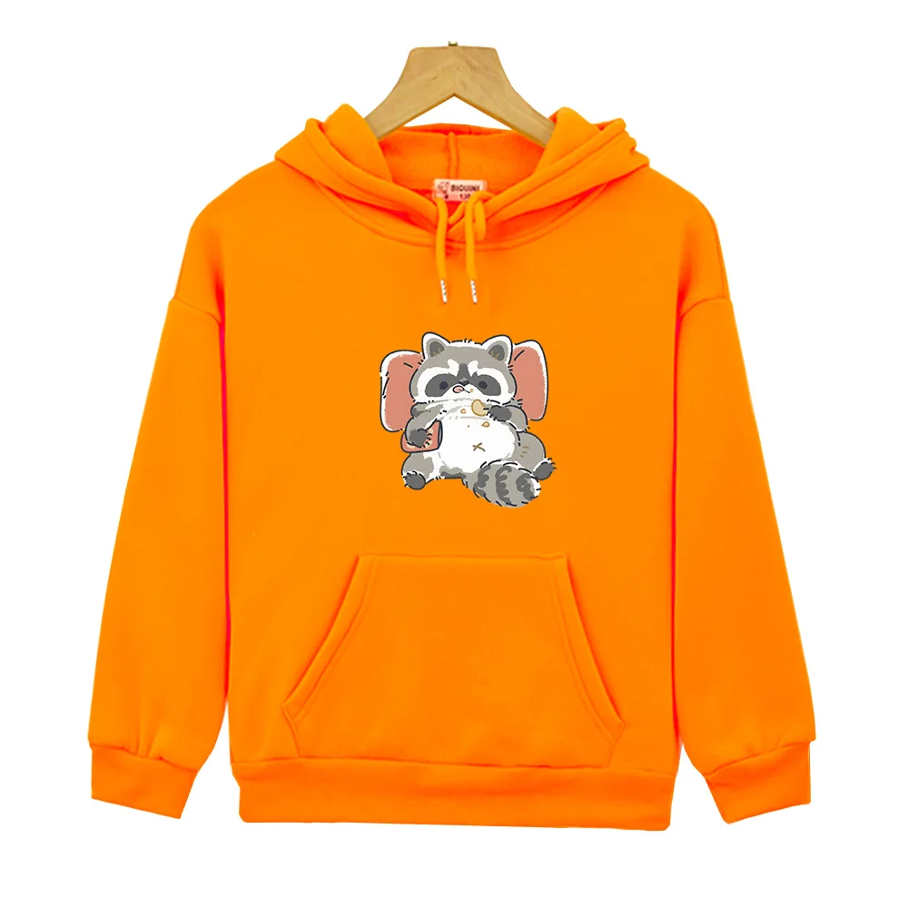 

Little Raccoon Hoodies Sweater Child Sweatshirts Autumn Winter Fleece Kids Baby Girls Boys Toddler Infant Clothes Long Sleeve