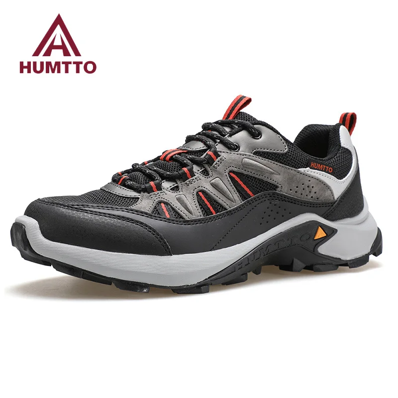 

HUMTTO Men's Sneakers Breathable Trail Shoes for Men Luxury Designer Anti-slip Sports Hiking Boots Man Outdoor Trekking Sneaker