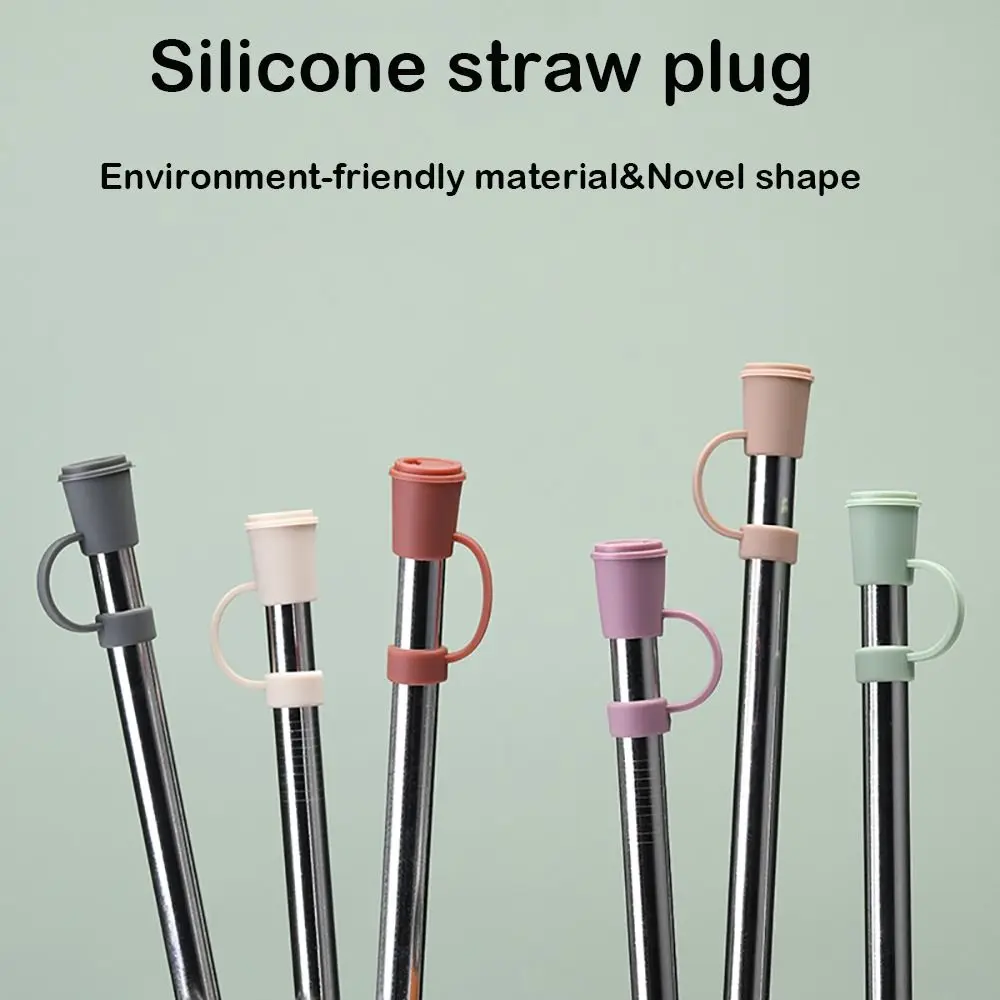 1pcs Silicone Straw Plug, Cute Duck Decor Straw Cover For Home