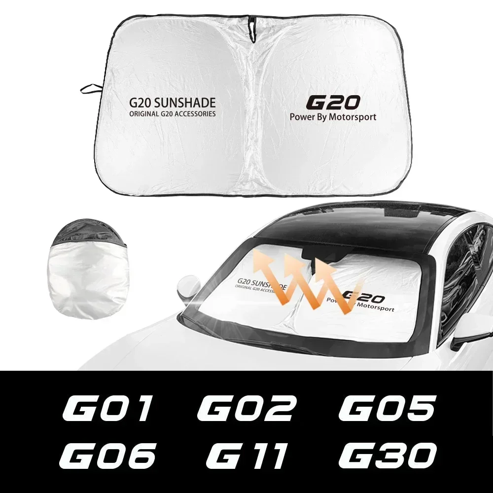 Car Interior Windshield Sunshade Sun Protector Cover For BMW G20 G30 G31 G01 G21 G05 G12 G15 G02 G07 G08 G11 G32 G38 G06 G14 G16 car sunshade windshield sunshade windshield sun shade