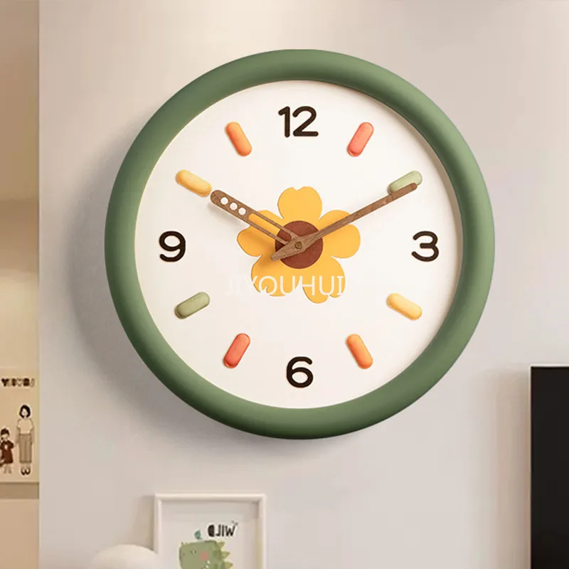 

Cute Modern Design Clock Wall Luxury Large Minimalist Home Garden Wall Clock Wood Live Room Reloj Pared Grande Room Decorarion