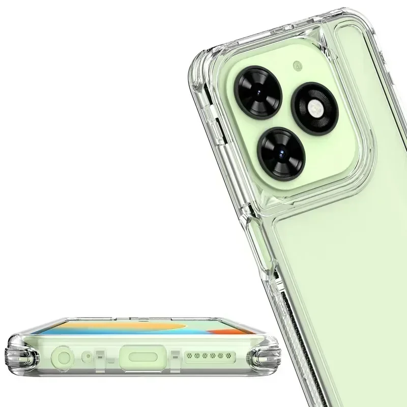 Transparent 5G Smartphone Case with Bumper Back Cover Design