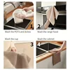 Pure Cotton Waffle Kitchen Towels Super Absorbent Dishcloth Soft Rags for kitchen Home Durable Quick Drying Cleaning Cloth 6