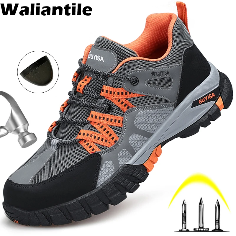 Waliantile S3 Insulation Safety Shoes Men Male Construction Nonslip