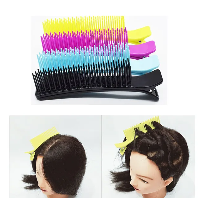 Plastic Hair Clip with Comb Teeth 1