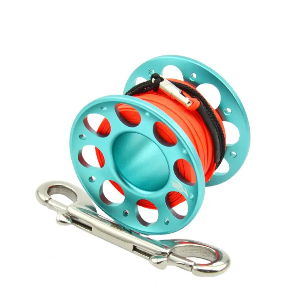 15m 30m FXL952 Finger Reel Double Hook Head Diving Finger Reel Rope Reel Water Sport Spool Reel High Strength Finger Spool Reel 4