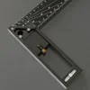 Multifunctional Right Angle Ruler 90 Degree Multi-Holes High Carbon Steel Angle Ruler Woodworking Lines Drawing Ruler 5