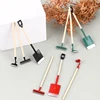 3Pcs 1:12 Dollhouse Miniatures Gardening Shovel Rake Hoes Farm Tool For Doll House Garden Tools Decor Kids Pretend Play Toys 3