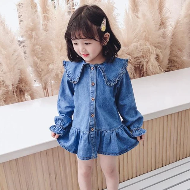 Jeans Frock For Baby Girl Denim Dress For Baby Girl
