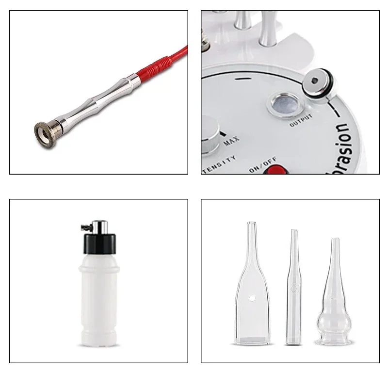 NEW 3 in 1 Diamond Microdermabrasion Beauty Machine Vacuum Suction Tool Water Spray Facial Moisten Face Exfoliate Skin Peeling