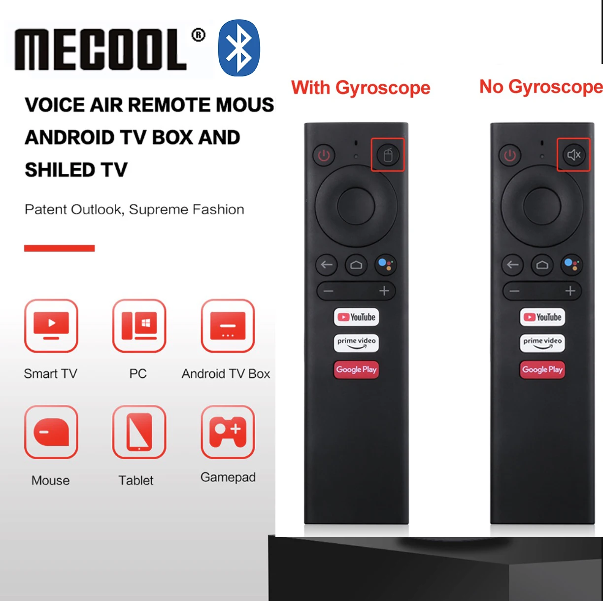 Tv Remote Beyution Replacement Remote Control Fit For Mecool KM7