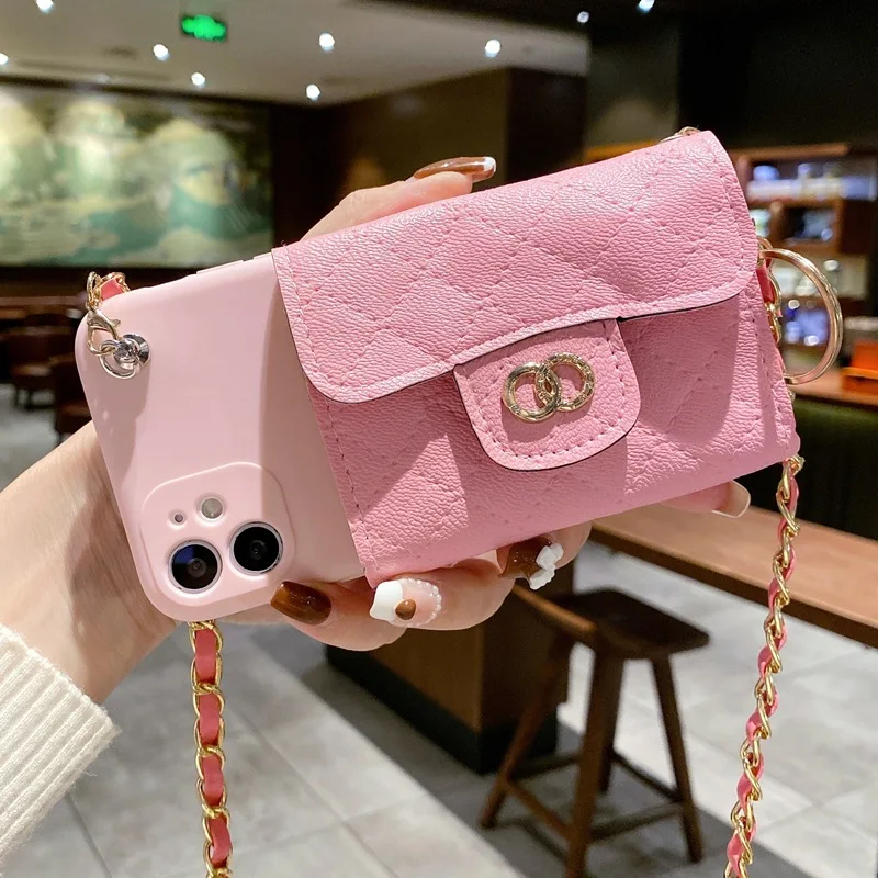Cute Lanyard Silicone Cover For Samsung X-COVER 5 7 M13 M12 M53 Lovely Cartoon Wallet Case For Galaxy M52 M32 M62 M31 M33 M51_voghion.com