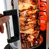 Countertop Vertical Rotating Oven - Rotisserie Shawarma Machine, Kebob Machine, Stain & Heat Resistant Door & Energy Efficient 2