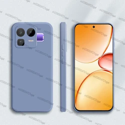 Soft Liquid Silicone Candy Color Anti - Knock Case Cover for Realme Neo 8 (Lavender Grey)