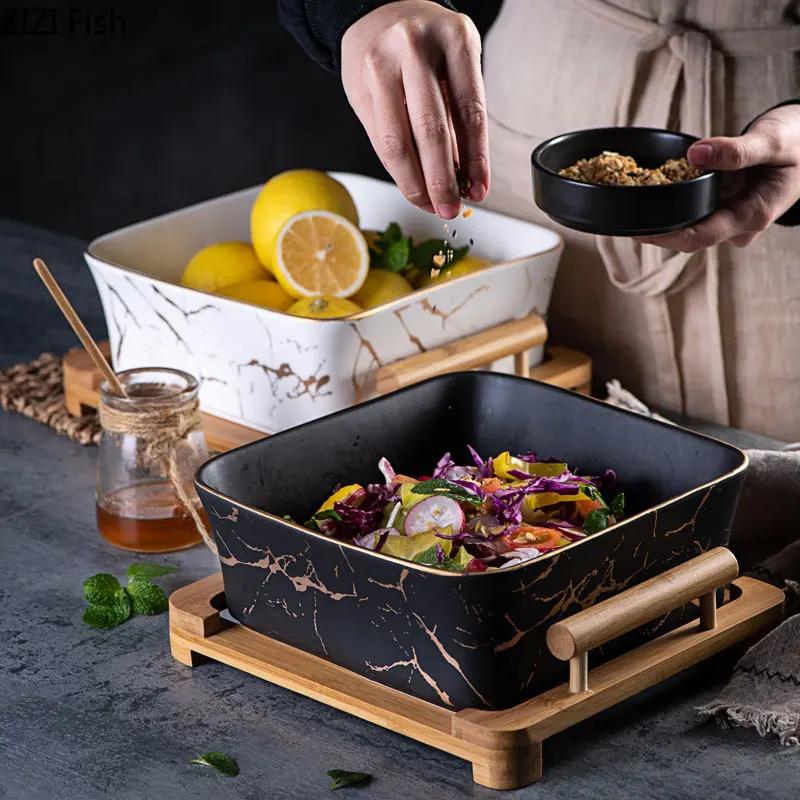 European Style Tray Plate Serving Food Fruit Snack Dishes Salad Bowl Black European Style Tray Plate Serving Food Fruit Snack Dishes Salad Bowl Black