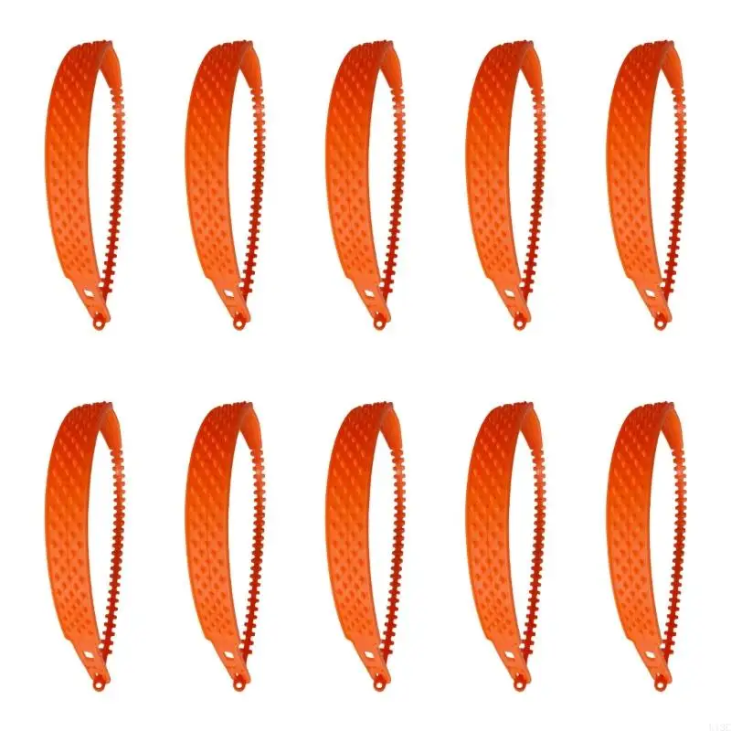 U13C Set Of 10 Chains Vehicle Tire Grip Straps 87cm for Car Ensuring Safe Driving On Slippery Surfaces & Various Tire Size