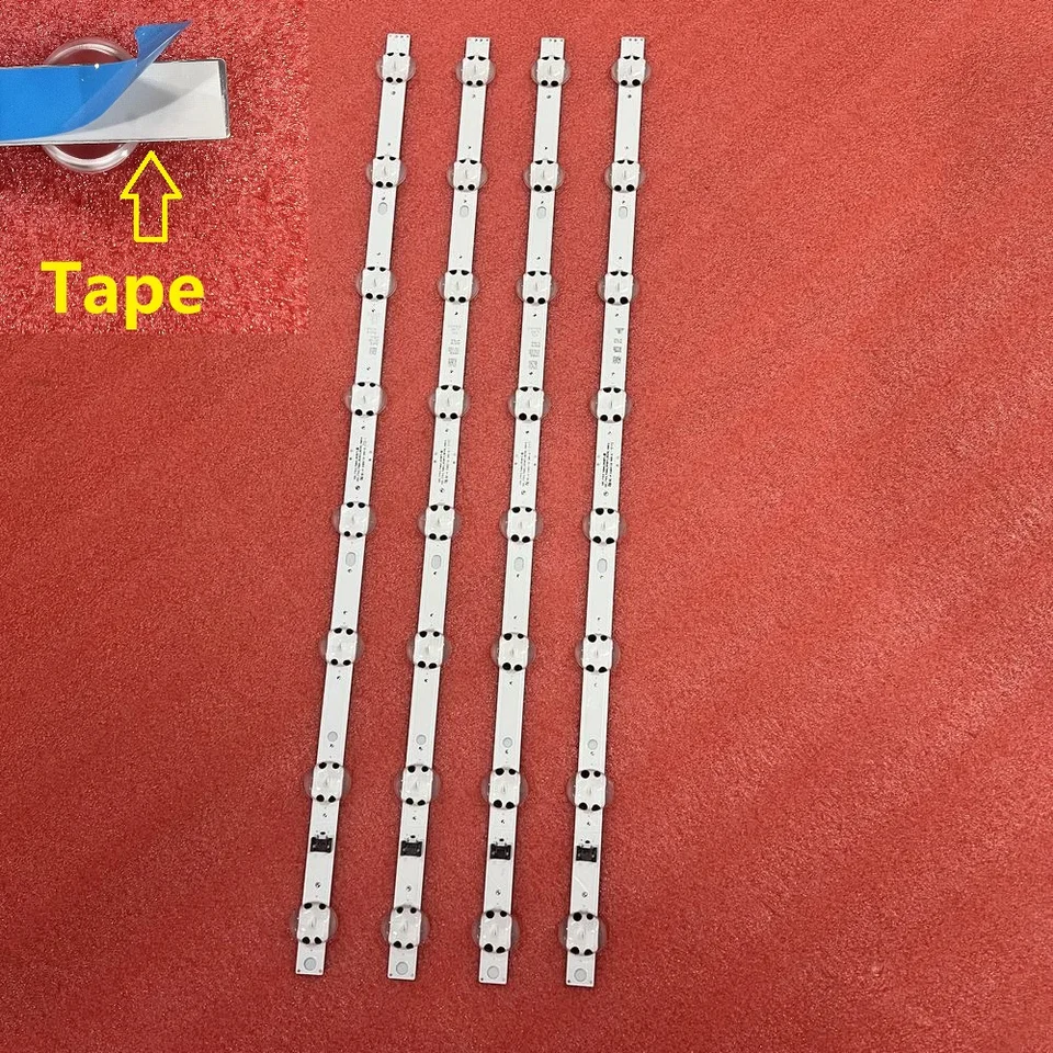 GuuYebe 4 tiras de retroiluminación LED para televisores de 50 pulgadas 50S425 50S421 50S423 50D6 50UD6306 50UD6406 4C-LB5007-YH02J 4C-LB5007-ZM03J 4C-LB50000 7-ZM E78030 LVU500NDEL