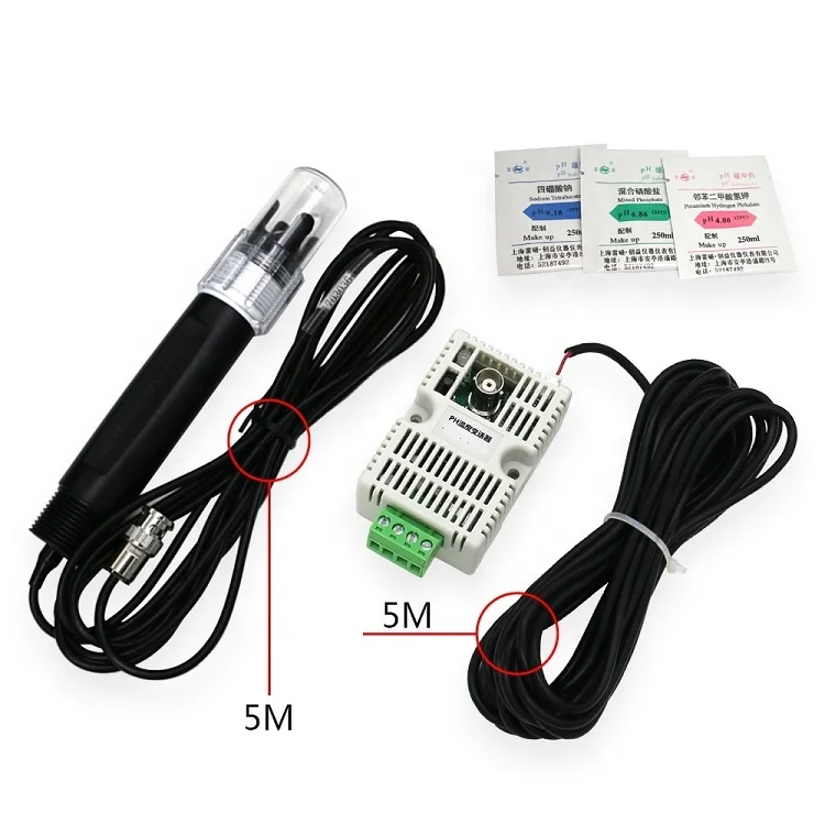 

BGT-D718-PH Water Quality Monitoring 4-20mA 0-5V RS485 Modbus PH Transmitter Water PH Sensor For Agriculture Irrigation