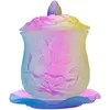 Coloured Glaze Buddha Front Holy Water Cup Household Use Lotus Bowl Buddhist Utensils Temple Guanyin Water Supply Cup with Cover 5