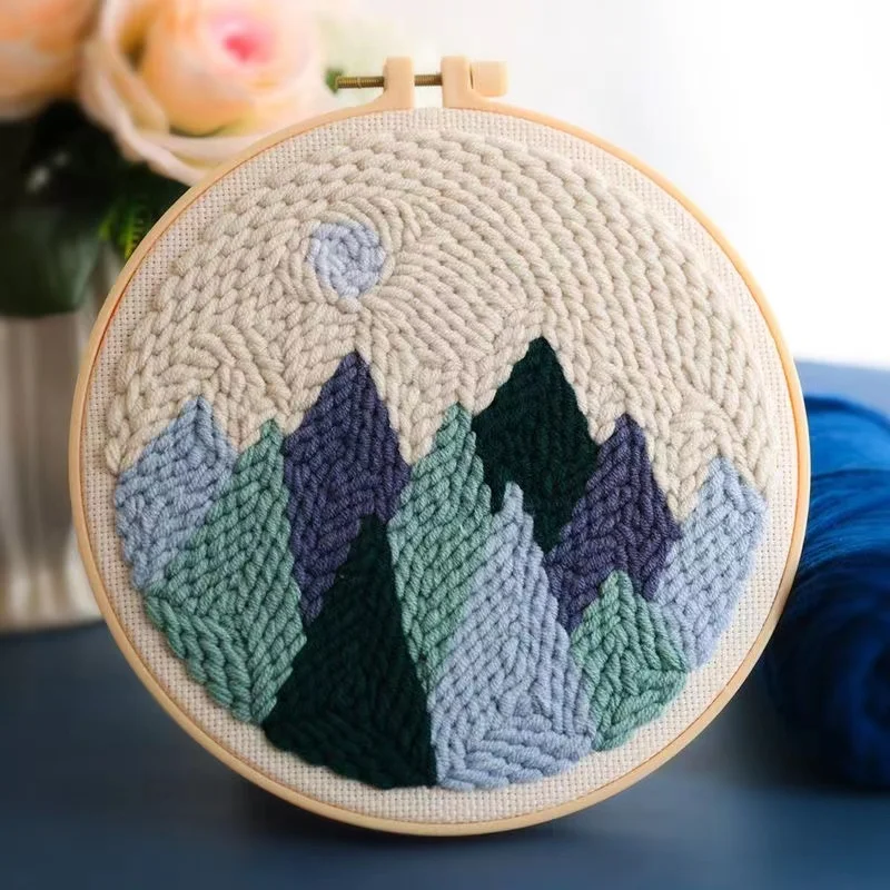 Mountains Mini Punch Needle Kit