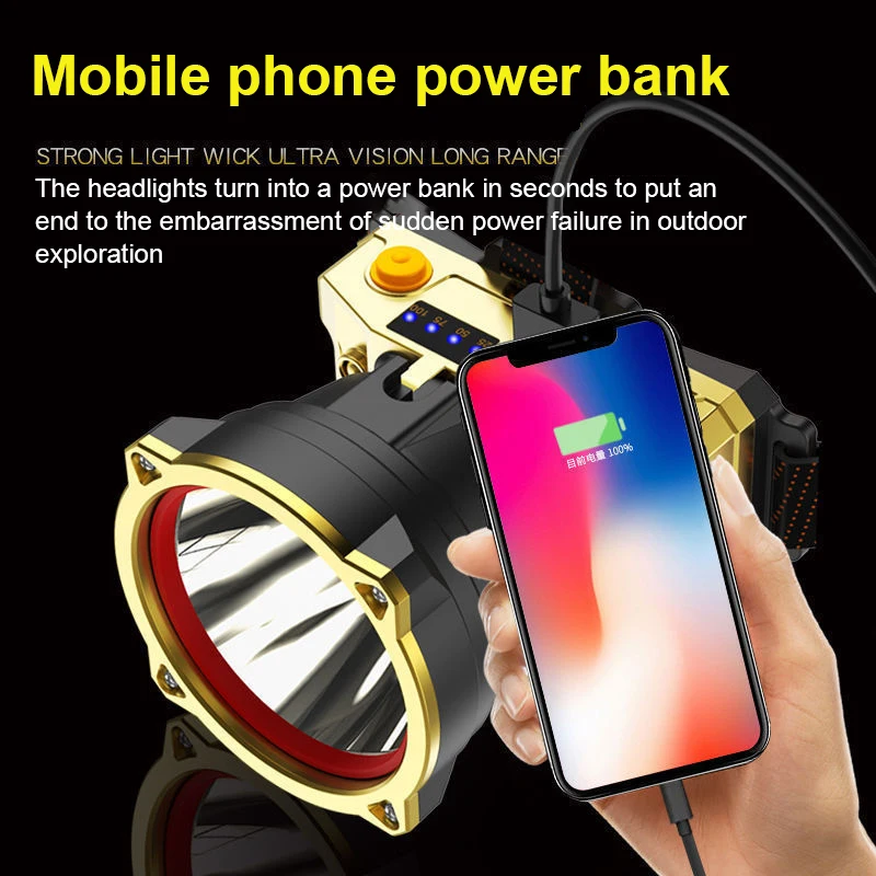 

Умная Водонепроницаемая светодиодная лампа, Ipx4, с зарядкой от Usb